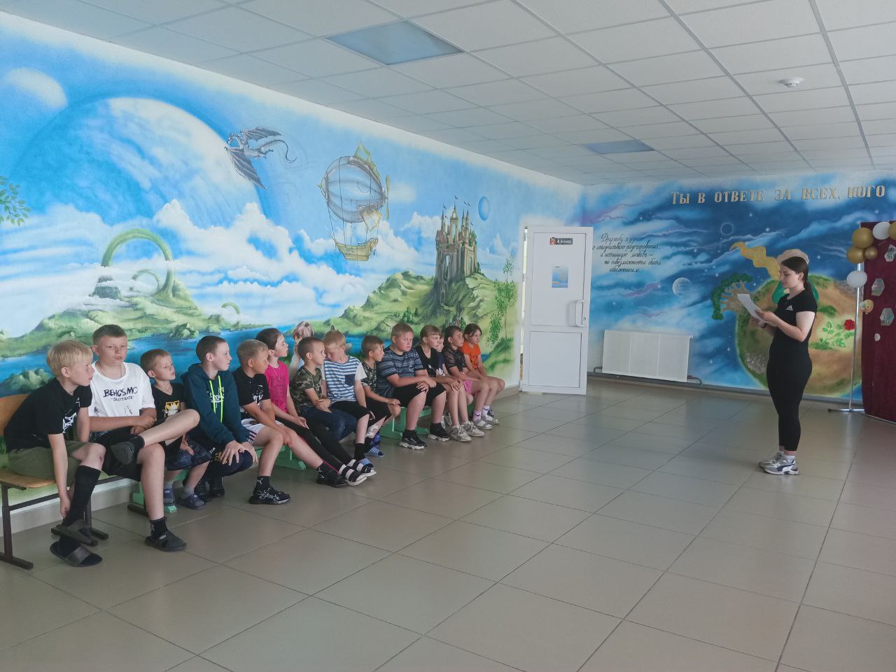 Лагерь &amp;quot;Здоровейка&amp;quot;, день 7. &amp;quot;Спорт во имя мира&amp;quot;.